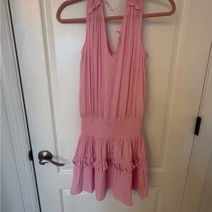 Ramy Brook Light Pink silk Sleeveless Dress XS